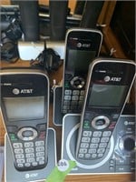 AT&T LANDLINE CORDLESS HOME PHONE SYSTEM