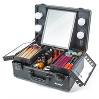 Kemier Makeup Train Case - Cosmetic Organizer