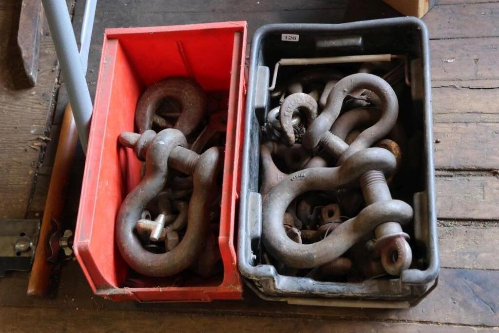 2 BOXES OF SHACKLES