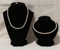 Two Pearl Necklaces, Pearl Necklace Extender
