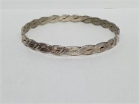 .925 Sterling Silver Bangle Bracelet