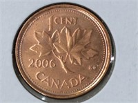 2006 Mn Logo 1 Cent Can Ms-66