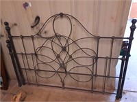 Metal king size headboard & footboard, no rails