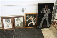 Large Lot of Elvis Presley Large Pictures