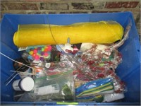 Tote of craft materials