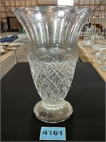 Towle Lead Crystal Vase, 14" Tall