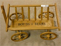 Boyds Bears Wooden Wagon