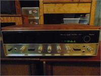 Sansui stereo. Powers up, channel select knob is
