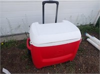 Igloo Rolling Cooler w/ Handle-24"Wx15"Dx20"H
