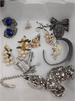 Costume Jewelry Necklaces, Pins, Earrings, Etc.