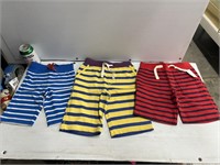 Size 4Y kids striped shorts and pants