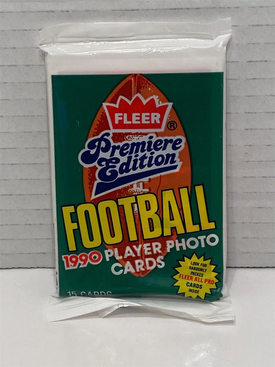 Pack Fleer 1990 Football Cards