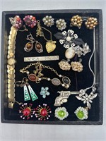 Vintage costume jewelry earrings and more
