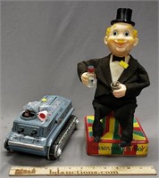 Vintage Toys: Cragstan Playboy, Tin Anti Air Tank