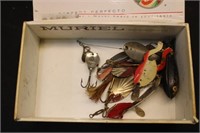 Box of Antique Fishing Lures