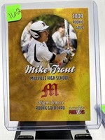 MIKE TROUT BASEBALL CARD