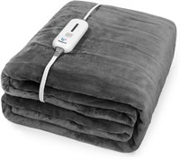 ULN - Twin Electric Heated Flannel Blanket
