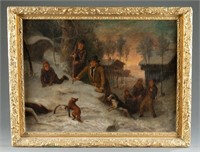 After Nordenberg, Hunting scene, O/C