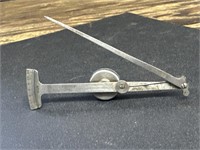 Vintage machinist tool, universal test indicator