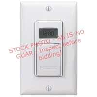 Programmable Wall Timer, Outlet Cover, Bulb