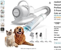 neabot P1 Pro Pet Grooming Kit & Vacuum