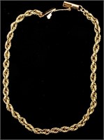 Jewelry 14kt Yellow Gold Chain Bracelet