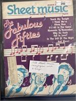 1988 The Fabulous Fifties Sheet Music