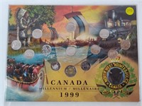 1999 CANADA MILLENIUM COIN SET NWMP