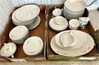 2 flats of Noritake "Bellemead" china