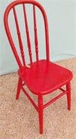 Child's Red Chair