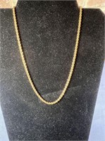 14K ROPE CHAIN NECKLACE