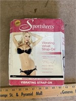 Vibrating velvet strap on