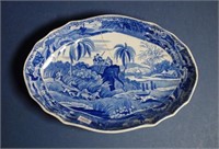 Spode Indian Sporting Scenes pattern dish