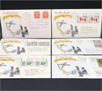 6 Halifax Cancel Postal Covers
