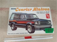 AMT Ford Courier Minivan Model Kit Partially