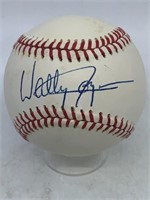 Autographed Wally Joyner Angels OAL Baseball