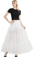 (Size: M - white mesh) CUPSHER Layered Tulle