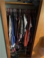 Closet full of clothing