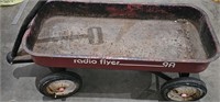 Vintage Red Wagon radio flyer 9A