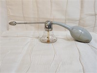 VINTAGE ATOMIZER CLEAR GLASS WITH METAL TOP
