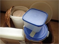 Food Storage Containers, Pitcher, Wicker Basket,