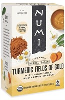 Numi Organic Tea Fields of Gold, 12 Count Box of