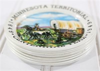 1949 Minnesota Territorial Metal Coasters