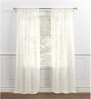 Curtain Panels, 38"x84", Off White, Set of 2