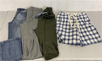 4 Men’s Pants/Shorts Waist Size 30