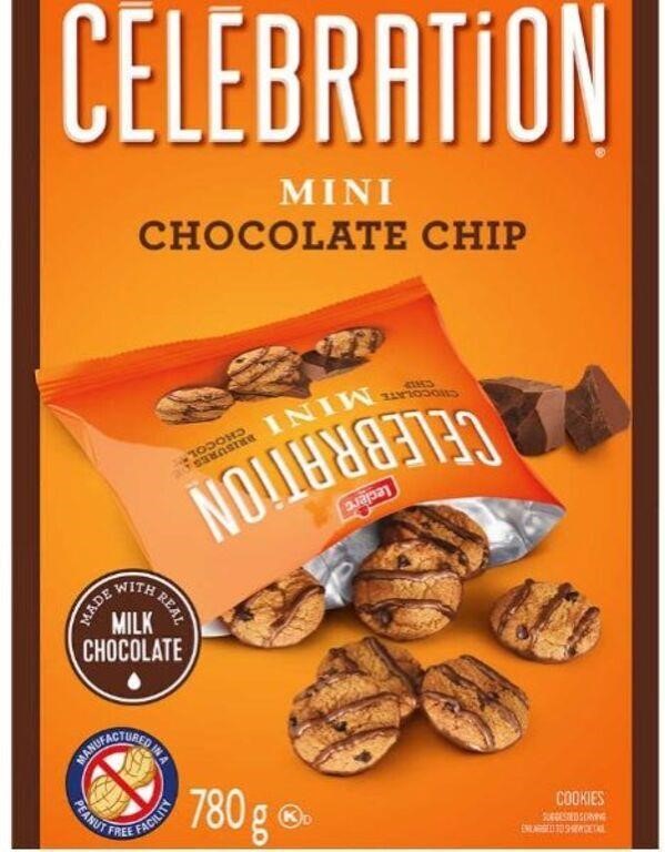 28-Pk Celebration, Mini, Chocolate Chip Cookies,