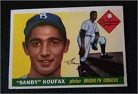 1955 Topps Sandy Koufax rookie card #123