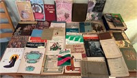 Lot of Vintage Sheet Music