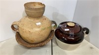 Mixed lot - including a vintage two handle pot