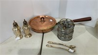 Mixed lot - including a vintage wooden handled